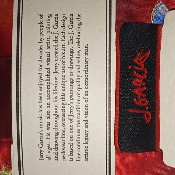 Jerry Garcia Ombre String of Christmas Lights Tie - Picture 11 of 13